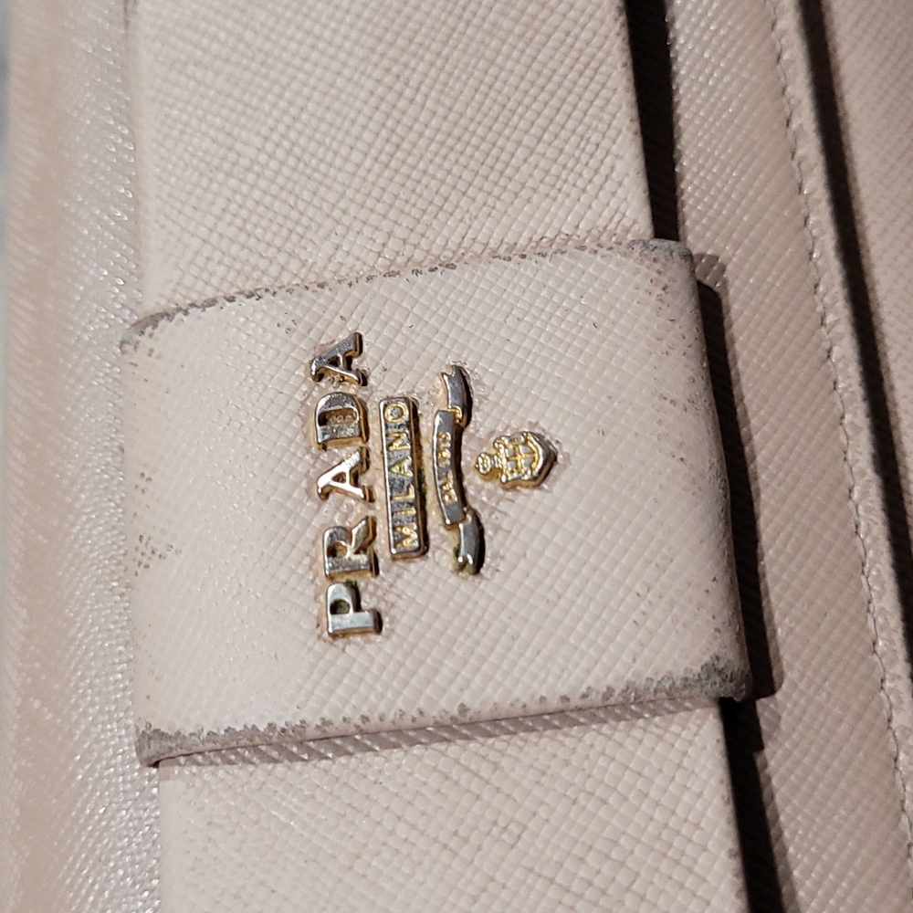 PRADA Saffiano Metal Ribbon Long Wallet beige - Picture 15 of 16